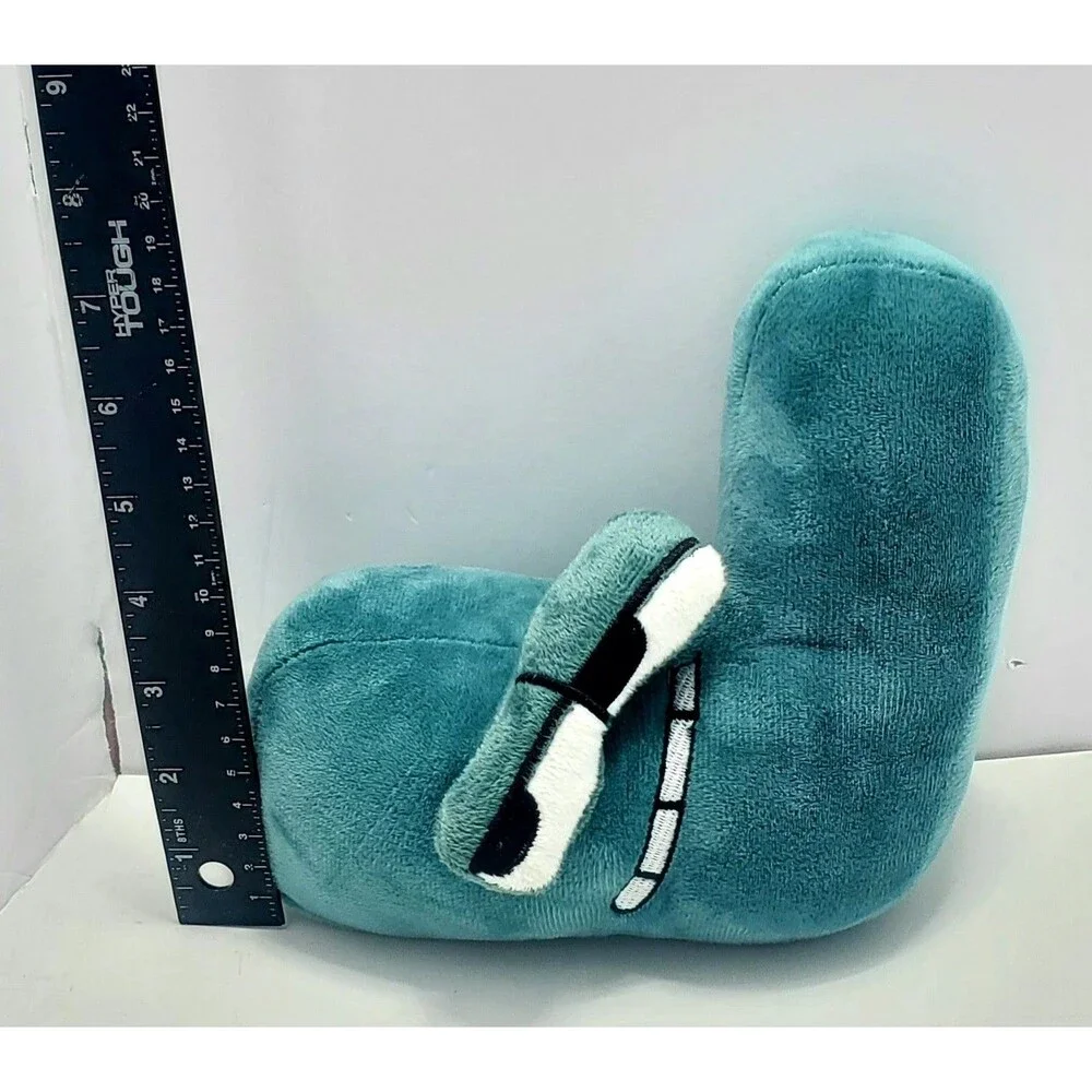 Alphabet Lore Plush Letter L Stuffed Toy Figure Mike Salcedo YouTube 7-Inch Teal